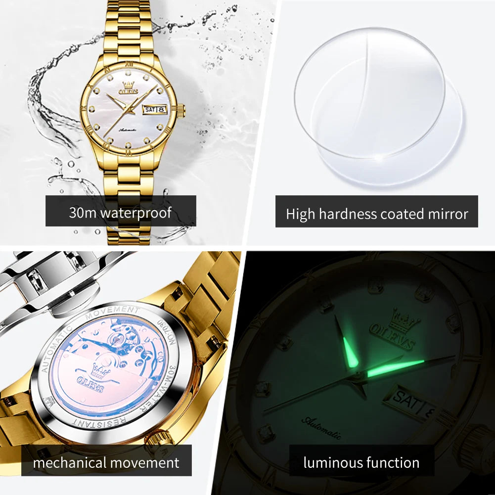 OLEVS 7030 Luxury Women's Automatic Watch